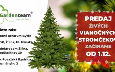Predaj vianočných stromčekov