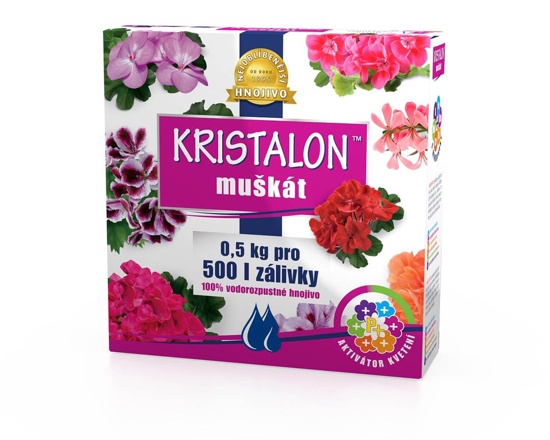 Hnojivo kristalon muškát agro 0,5kg | záhradníctvo garden team Hnojivo kristalon muškát agro 05kg