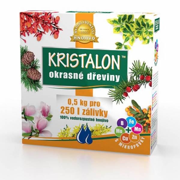 Hnojivo kristalon okrasné dreviny agro 05kg