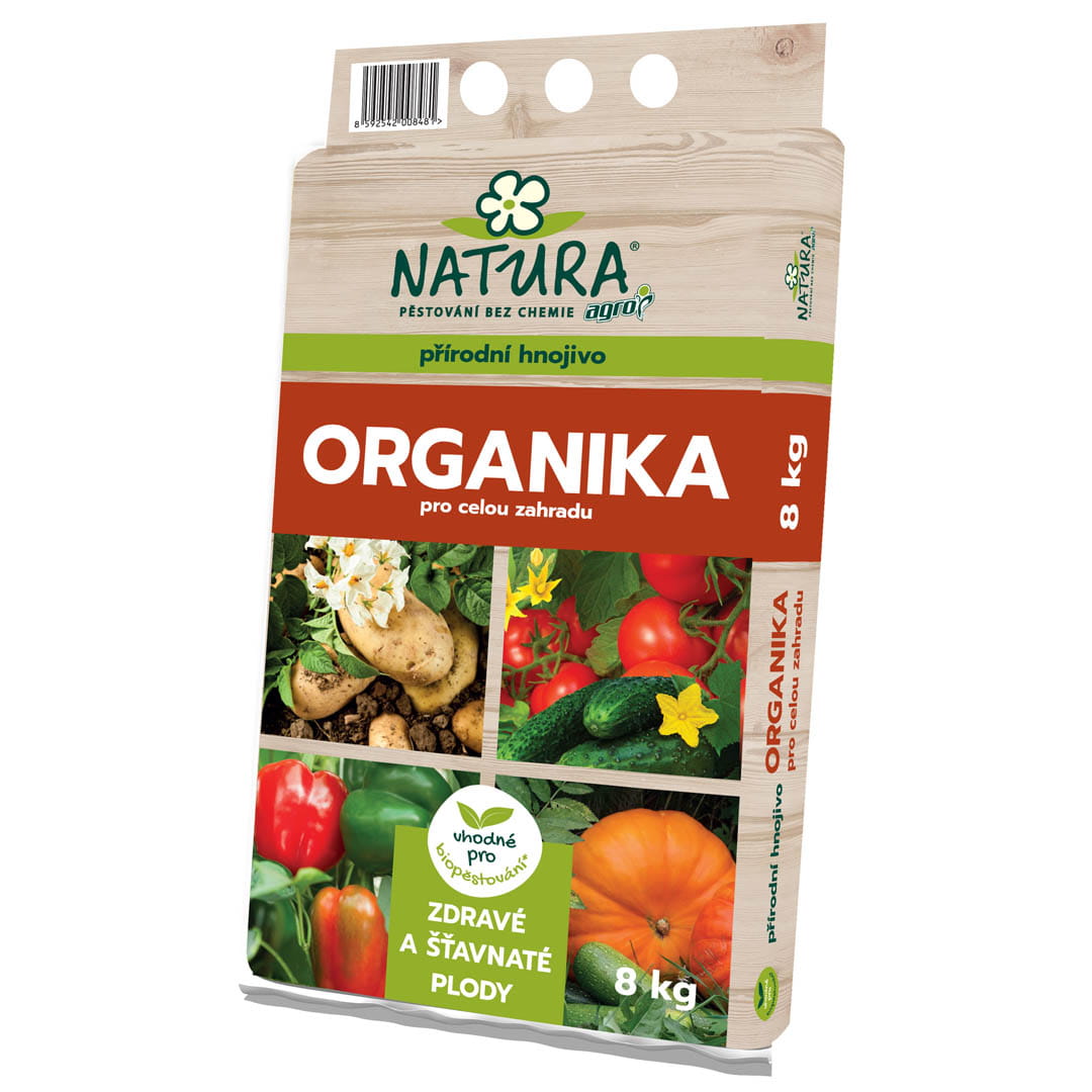 Hnojivo organika na celú záhradu natura 8kg | záhradníctvo garden team Hnojivo organika na celú záhradu natura 8kg