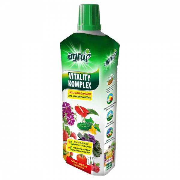 Kvapalné hnojivo Vitality Komplex univerzál Agro 1l