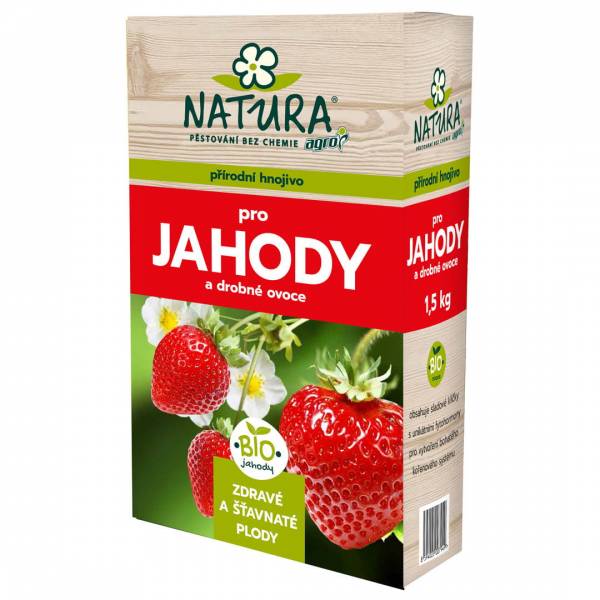 Organické hnojivo Jahody a drobné ovocie Natura 1,5kg