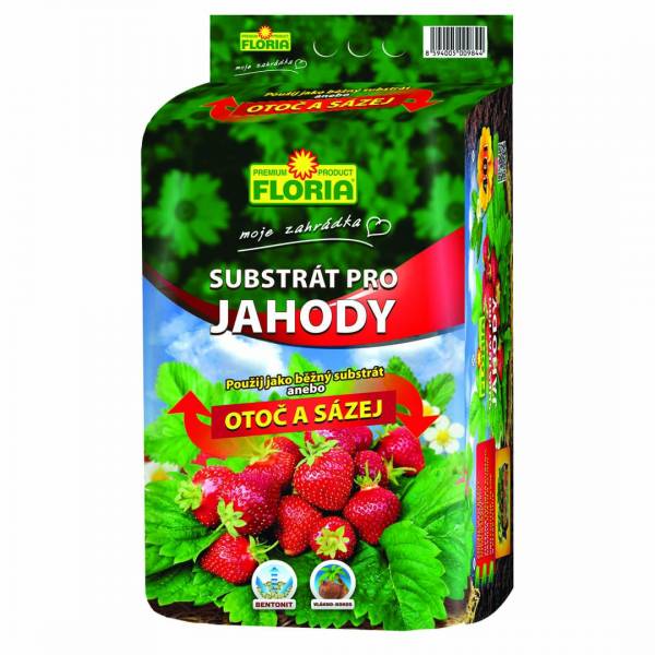 Substrát na jahody Otoč a saď Floria 40l