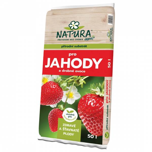 Substrát na jahody a drobné ovocie natura 50l