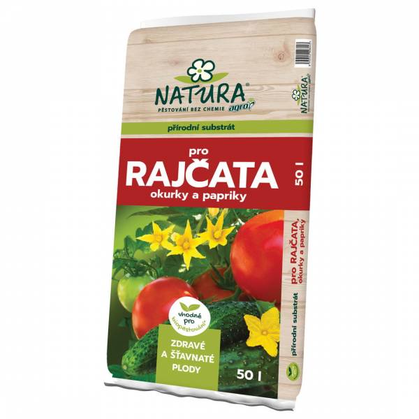 Substrát na paradajky, uhorky a papriky Natura 50l
