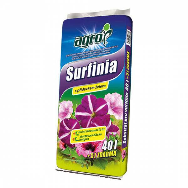 Substrát pre surfínie Agro 40+5l