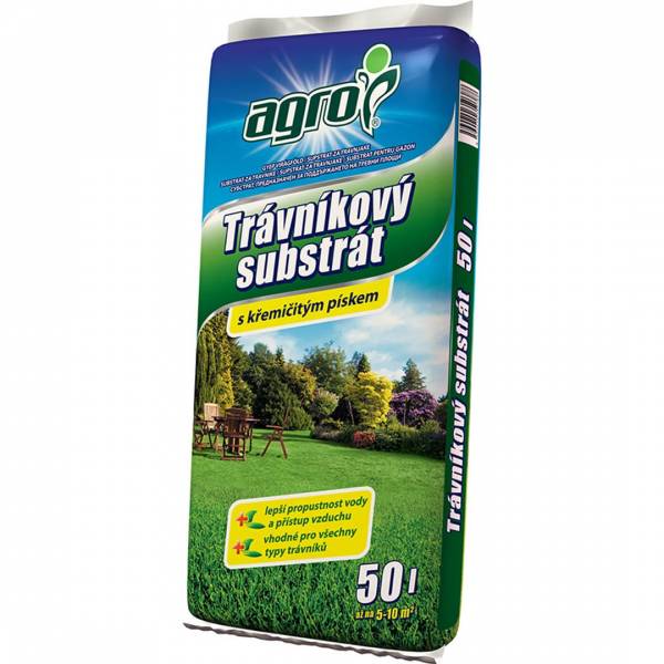Trávnikový substrát agro 50l