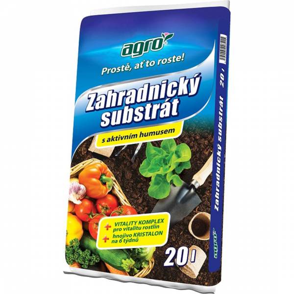 Záhradnícky substrát agro 20l | záhradníctvo garden team Záhradnícky substrát agro 20l
