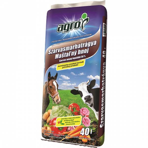 Agro maštaľný hnoj 40 l