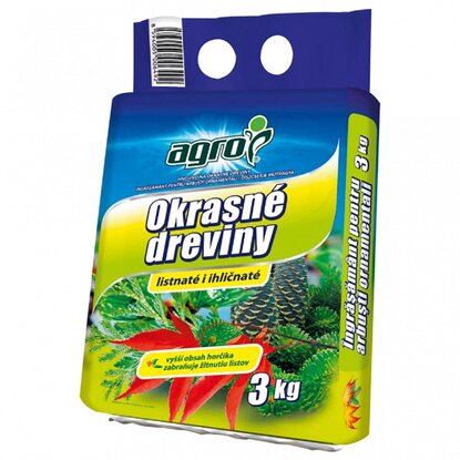 Hnojivo okrasné dreviny agro 3kg | záhradníctvo garden team Hnojivo okrasné dreviny agro 3kg