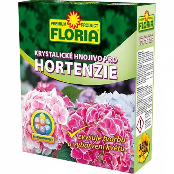 Hnojivo ružové hortenzie floria 350g | záhradníctvo garden team Hnojivo ružové hortenzie floria 350g