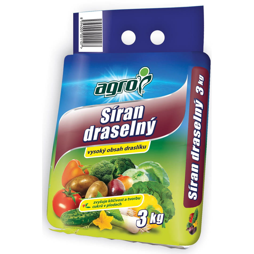 Hnojivo síran dráselný agro 3kg | záhradníctvo garden team Hnojivo síran dráselný agro 3kg
