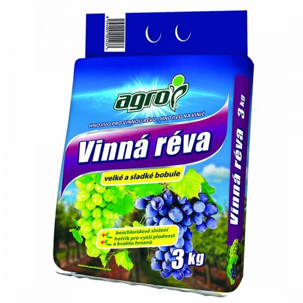 Hnojivo vínna réva na vinič agro 3kg | záhradníctvo garden team Hnojivo vínna réva na vinič agro 3kg