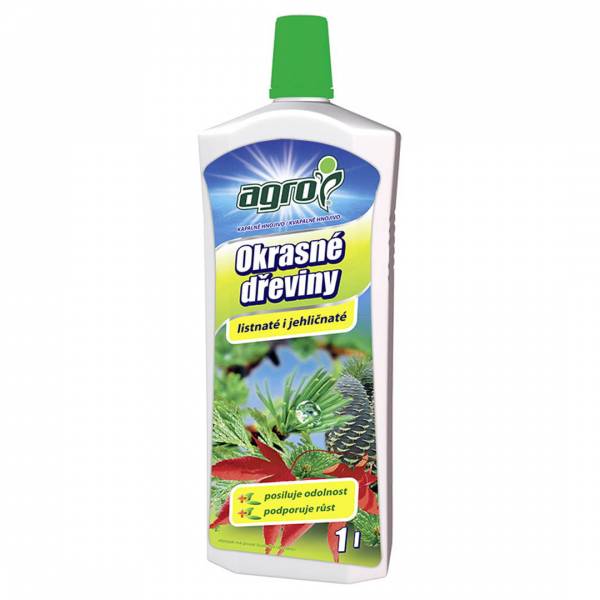 Kvapalné hnojivo okrasné dreviny agro 1l | záhradníctvo garden team Kvapalné hnojivo okrasné dreviny agro 1l