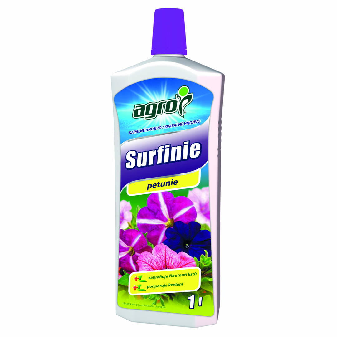 Kvapalné hnojivo surfínie agro 1l | záhradníctvo garden team Kvapalné hnojivo surfínie agro 1l