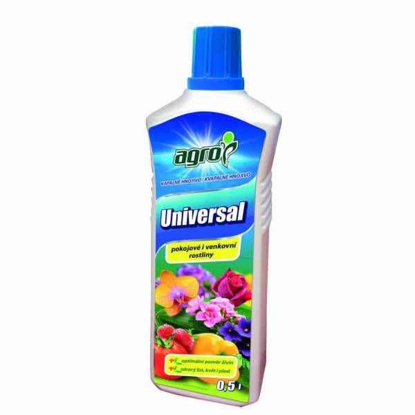 Kvapalné hnojivo univerzál agro 0,5l | záhradníctvo garden team Kvapalné hnojivo univerzál agro 05l