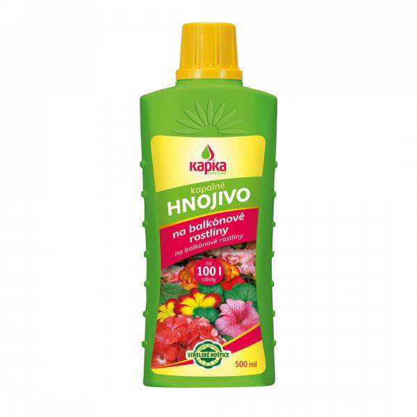 Kvapalné hnojivo na balkónové rastliny Kapka 0,5l