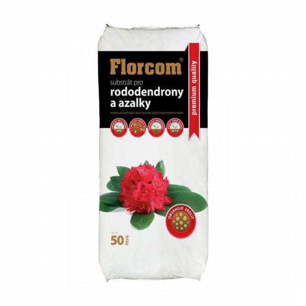 Substrát pre rododendróny a azalky Premium Florcom 50l