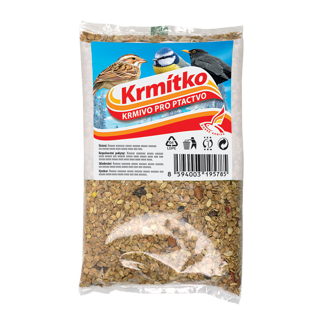 Zmes pre vonkajšie vtáctvo kŕmitko 800g | záhradníctvo garden team Zmes pre vonkajšie vtáctvo kŕmitko 800g