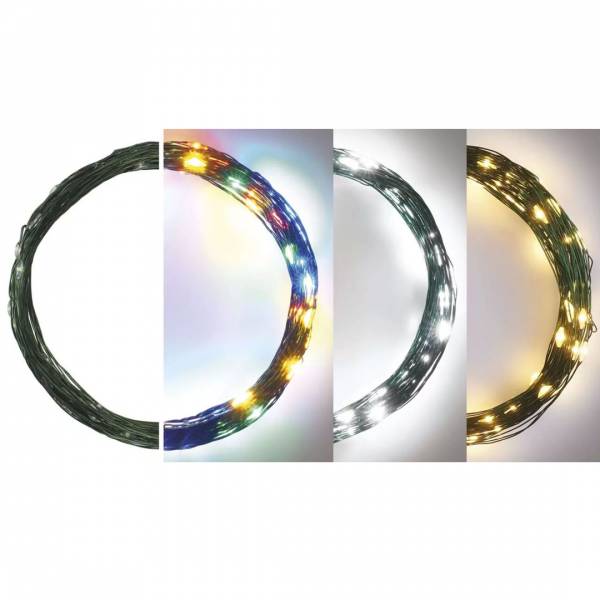Led vianočná nano reťaz 7,5m mix farieb
