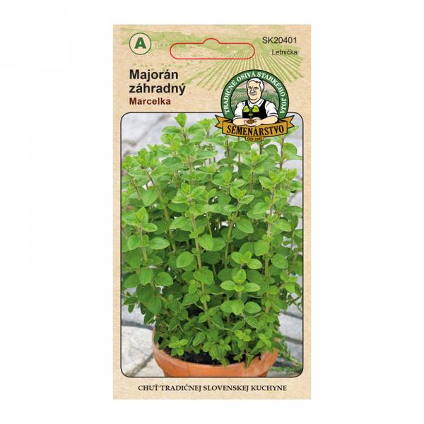 Majorán záhradný marcelka | záhradníctvo garden team Majorán záhradný marcelka