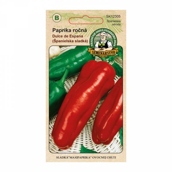 Paprika ročná dulce de espana | záhradníctvo garden team Paprika ročná dulce de espana