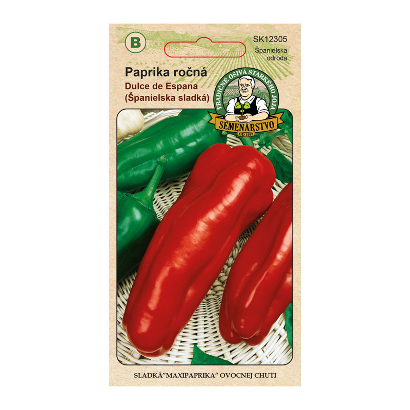 Paprika ročná dulce de espana | záhradníctvo garden team Paprika ročná dulce de espana
