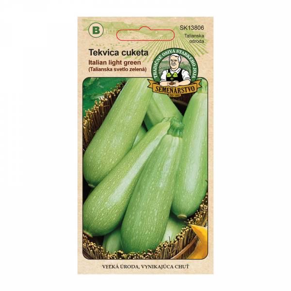 Tekvica cuketa Talianska svetlo zelená