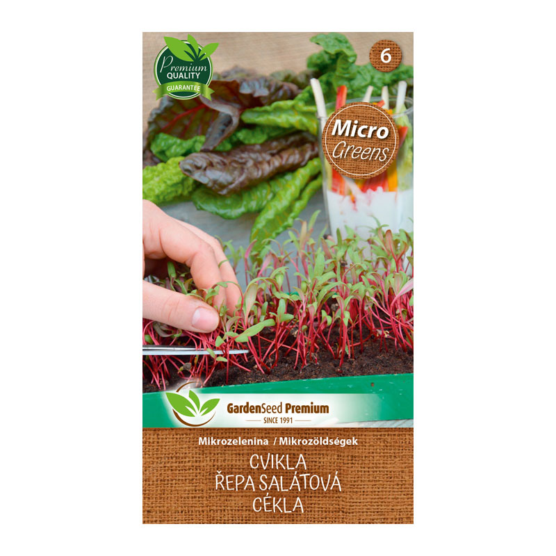 Mikrozelenina - cvikla | záhradníctvo garden team Mikrozelenina cvikla