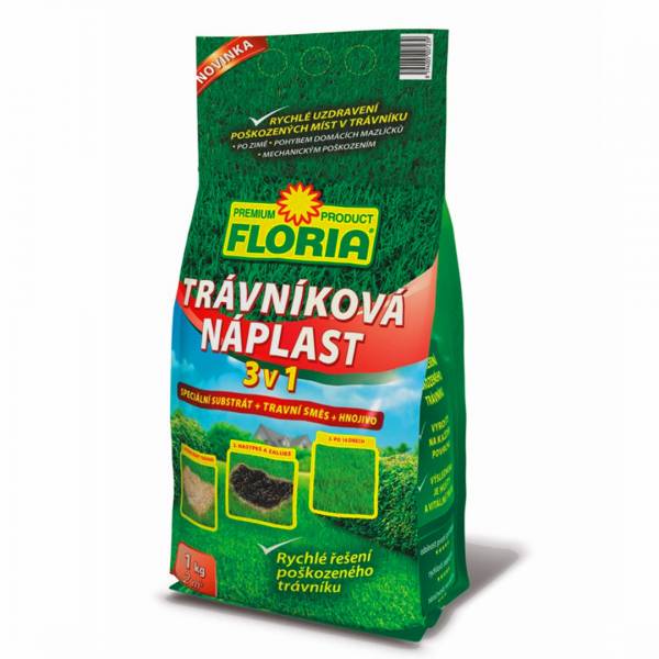 Trávniková náplasť 3v1 Floria 1kg