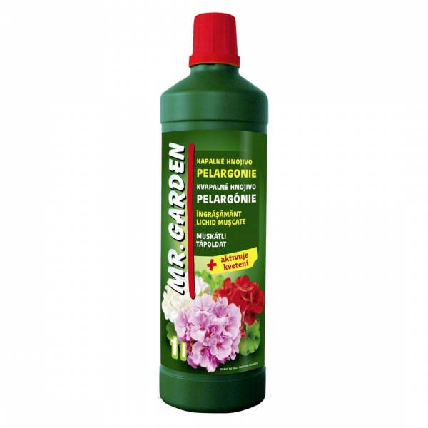 Kvapalné hnojivo na balkónové kvety Mr. Garden 1l