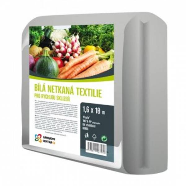 Netkaná textília 1,6m biela 19g/m2 - zakrývacia | záhradníctvo garden team Netkaná textília 16m biela 19gm2 zakrývacia