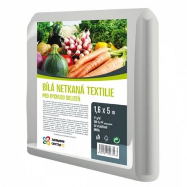 Netkaná textília 16m biela 19gm2   zakrývacia 5m