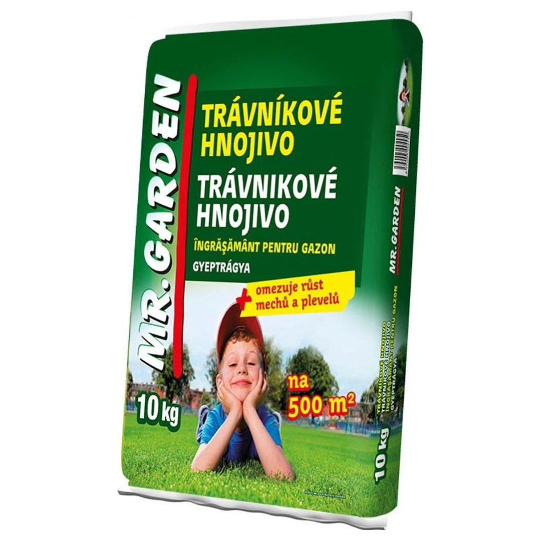 Trávnikové hnojivo mr. Garden 10kg | záhradníctvo garden team Trávnikové hnojivo mr Garden 10kg