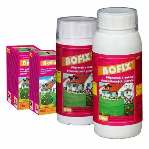 Bofix- prípravok na ničenie dvojklíčnolistových burín