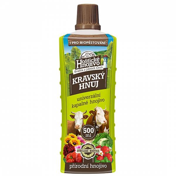 Hoštické hnojivo Kravský hnoj tekutý 500ml