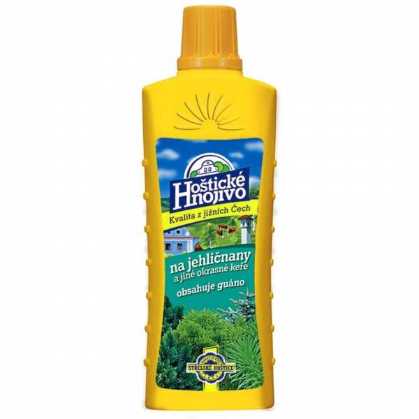 Hoštické hnojivo na ihličnany a okrasné kry 500ml