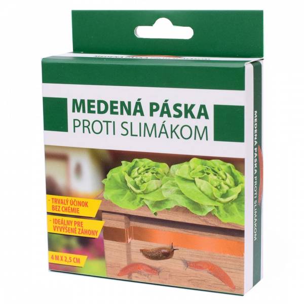 Medená páska proti slimákom