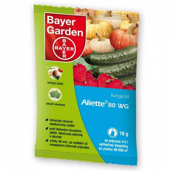 Aliette 80wg proti hubovým chorobám 10g | záhradníctvo garden team Aliette 80wg proti hubovým chorobám 10g