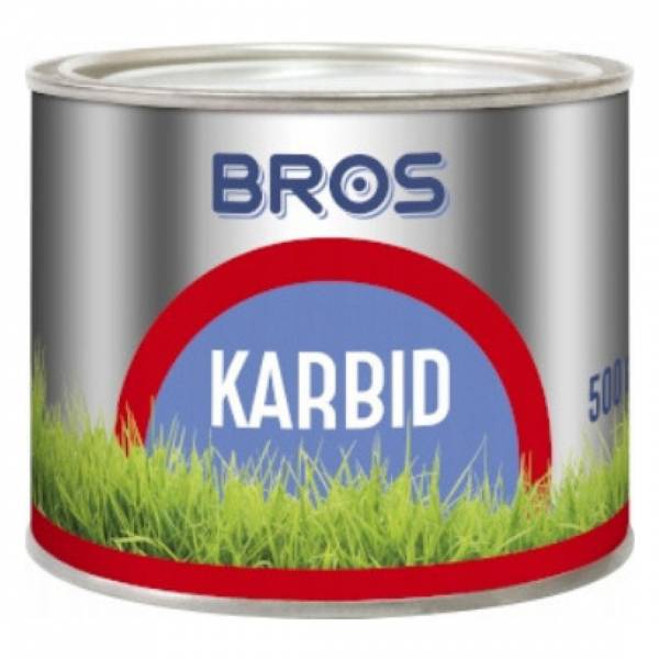 Bros karbid granulovaný odpudzovač krtkov 500g | záhradníctvo garden team Bros karbid granulovaný odpudzovač krtkov 500g