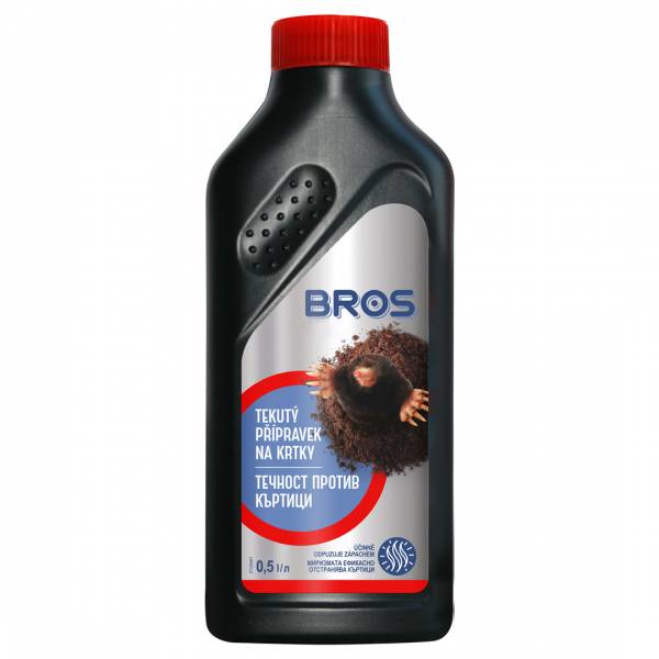 Odpudzovač krtov tekutý 500ml bros | záhradníctvo garden team Odpudzovač krtov tekutý 500ml bros