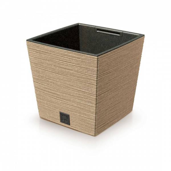 Kvetináč furu square low eco wood naturo | záhradníctvo garden team Kvetináč furu square low eco wood naturo
