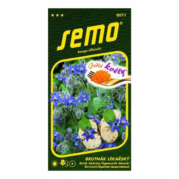 Semienka Borák jedlé kvety