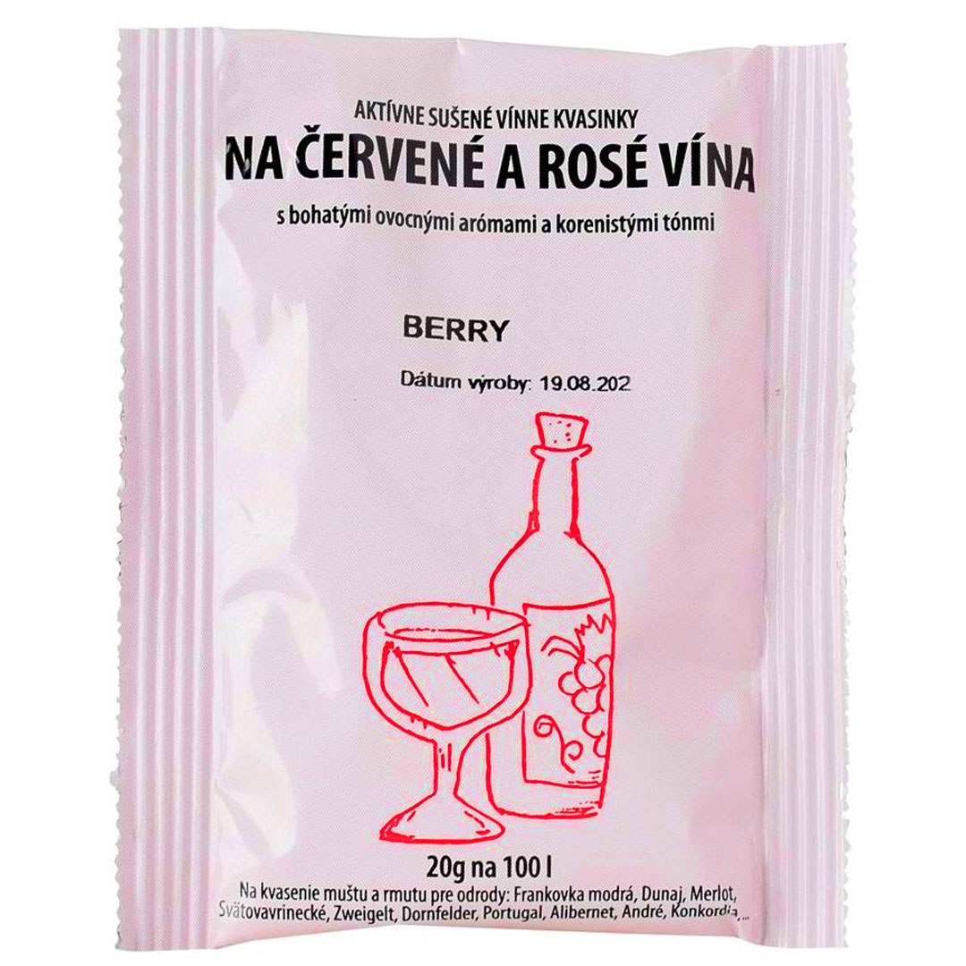 Aktívne vínne kvasinky na červené víno | záhradníctvo garden team Aktívne vínne kvasinky na červené víno