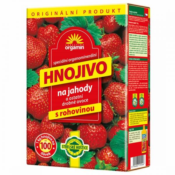 Hnojivo forestina orgamin na jahody a drobné ovocie 1 kg