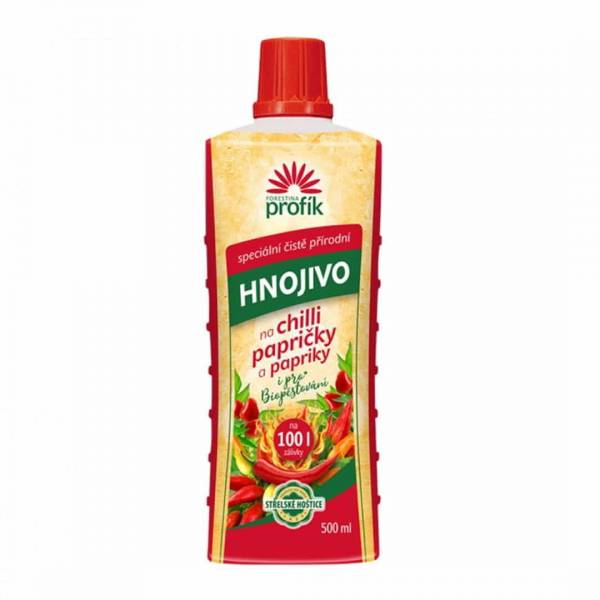 Hnojivo na chilli papričky a papriky Forestina Profík 500 ml