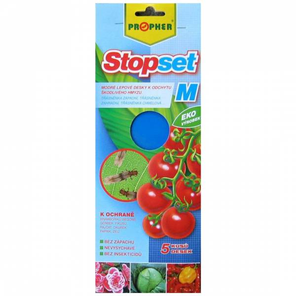 Modré lepové dosky Stopset M
