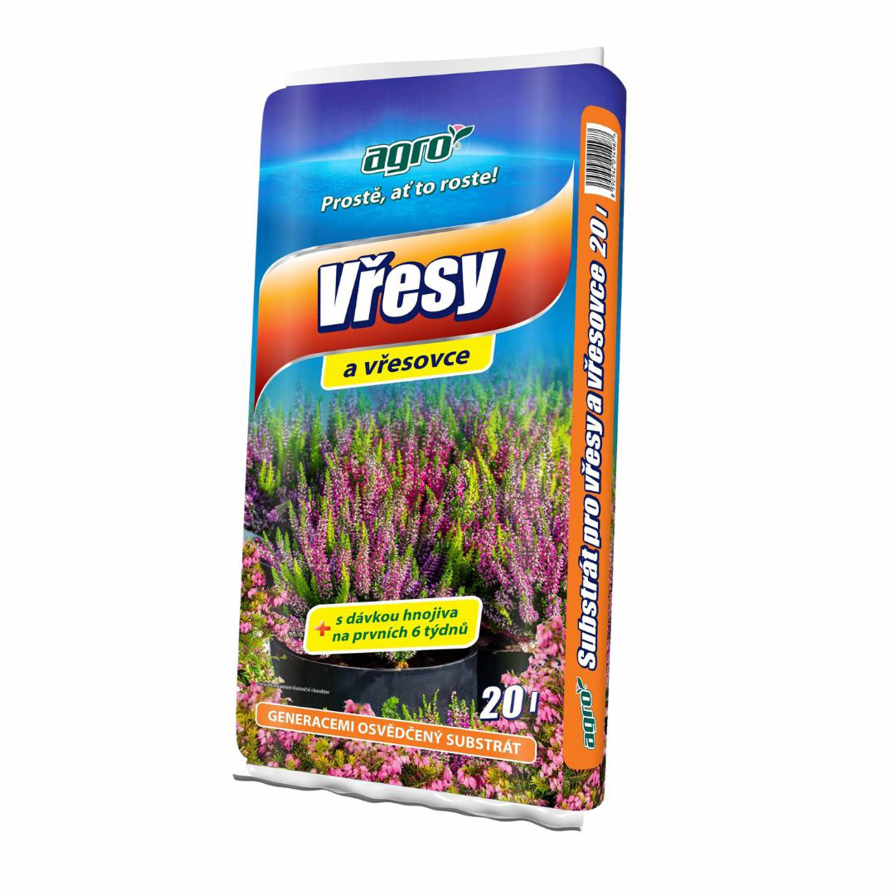 Substrát pre vresy a vresovce agro 20l | záhradníctvo garden team Substrát pre vresy a vresovce agro 20l