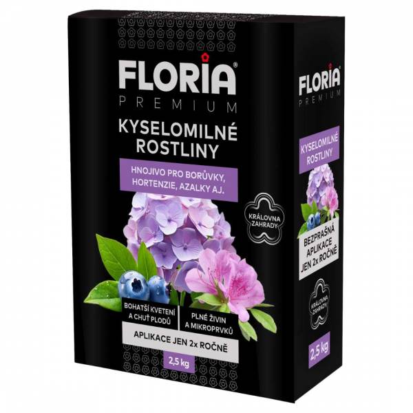 Hnojivo pre kyslomilné rastliny Floria Premium 2.5kg