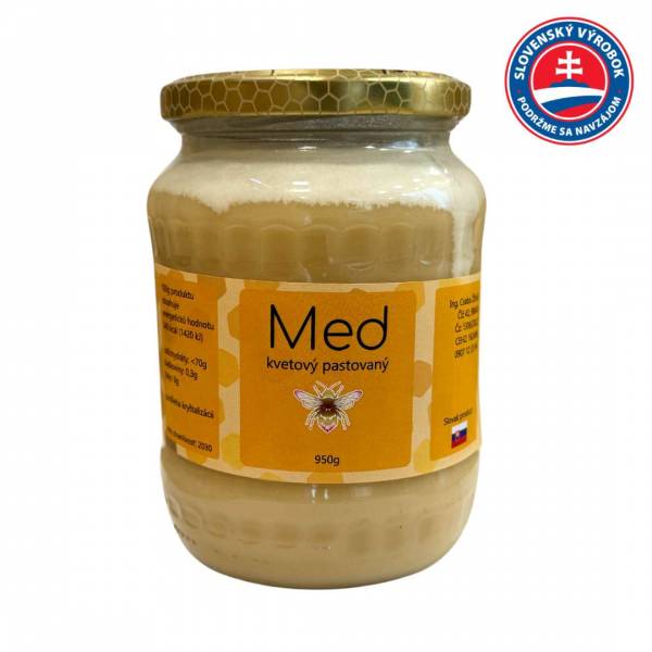 Pastovaný kvetový med